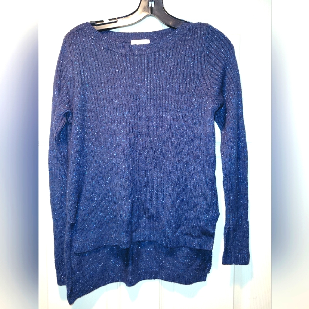 H&M Blue shimmer sweater